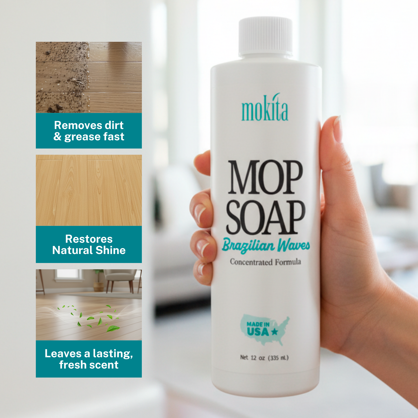 Luxury Mop Soap – Concentrated Floor Cleaner for Natural Shine