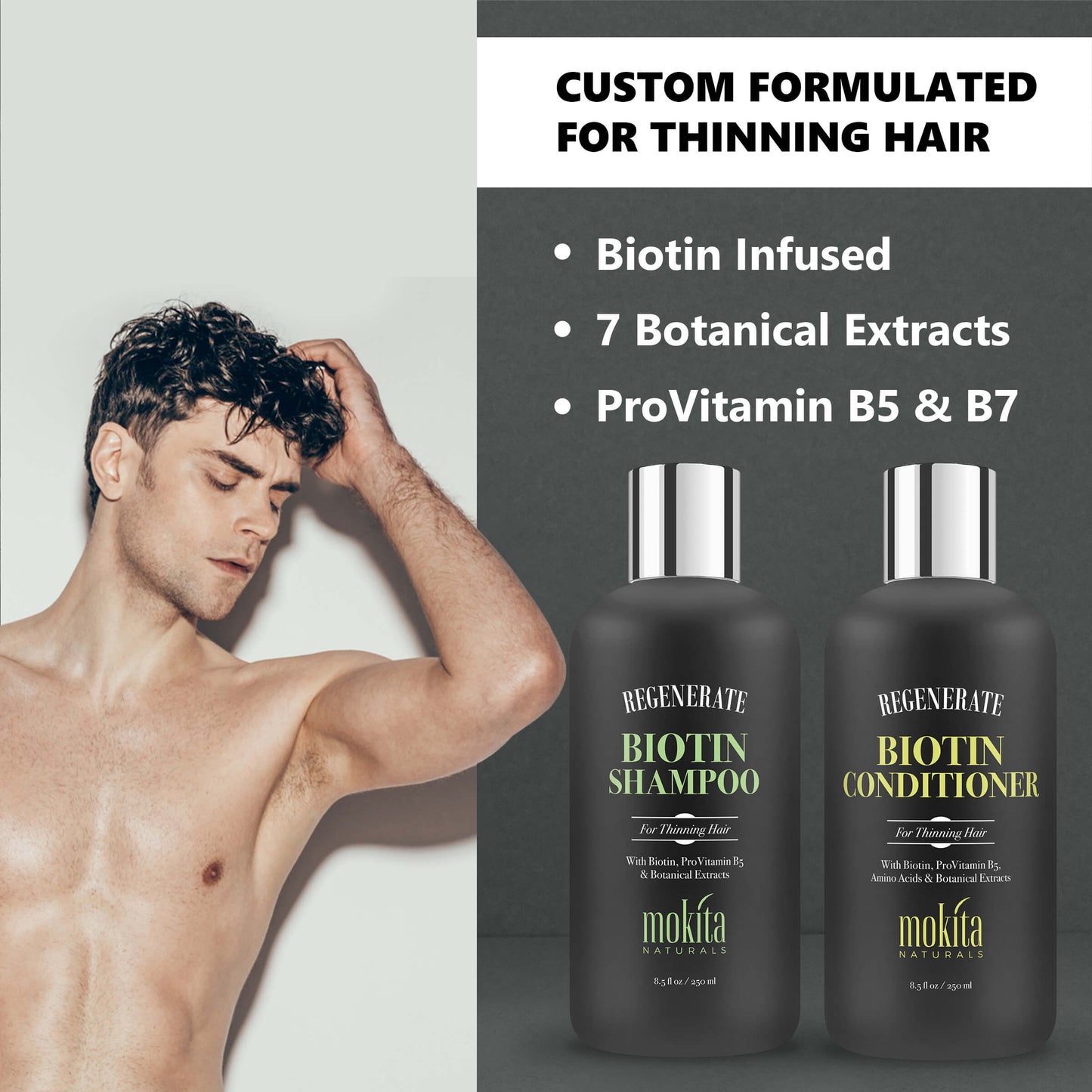 Regenerate Hair: 3-Part System